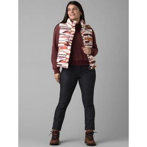 PRANA Women’s Hellebore Aztec Pattern Down Vest NEW Medium